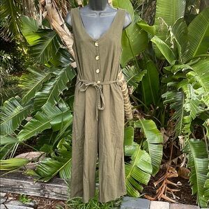 Monteau cropped Lennon blonde jumpsuit